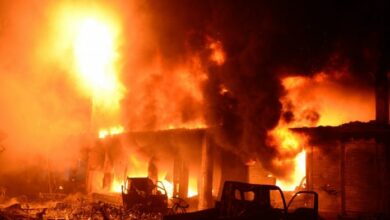 Marché central de Kaolack, un violent incendie s’est déclaré